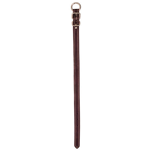 1" Latigo Leather Dog Collar