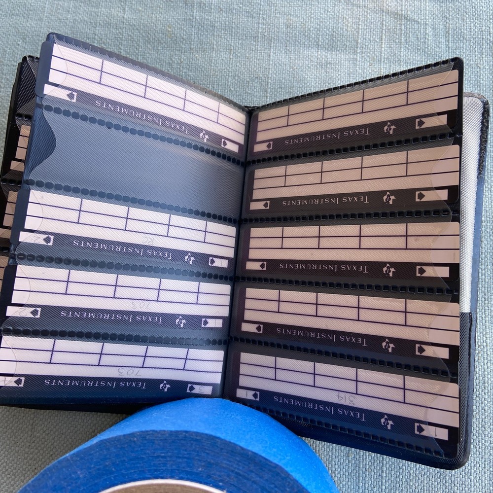TI Solid State Software Calculator 1977 LE-01-LE-21 Master Library Module ML-02