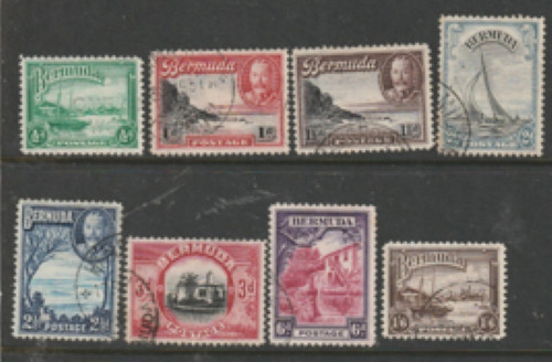 Bermuda 1936 SG various values to 1/6d fine used