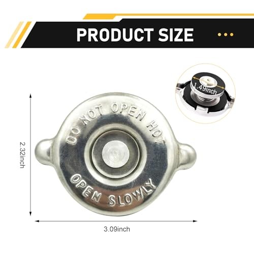 Car Radiator Cap, Metal Scratch-resistant Rust-proof Radiator Protective