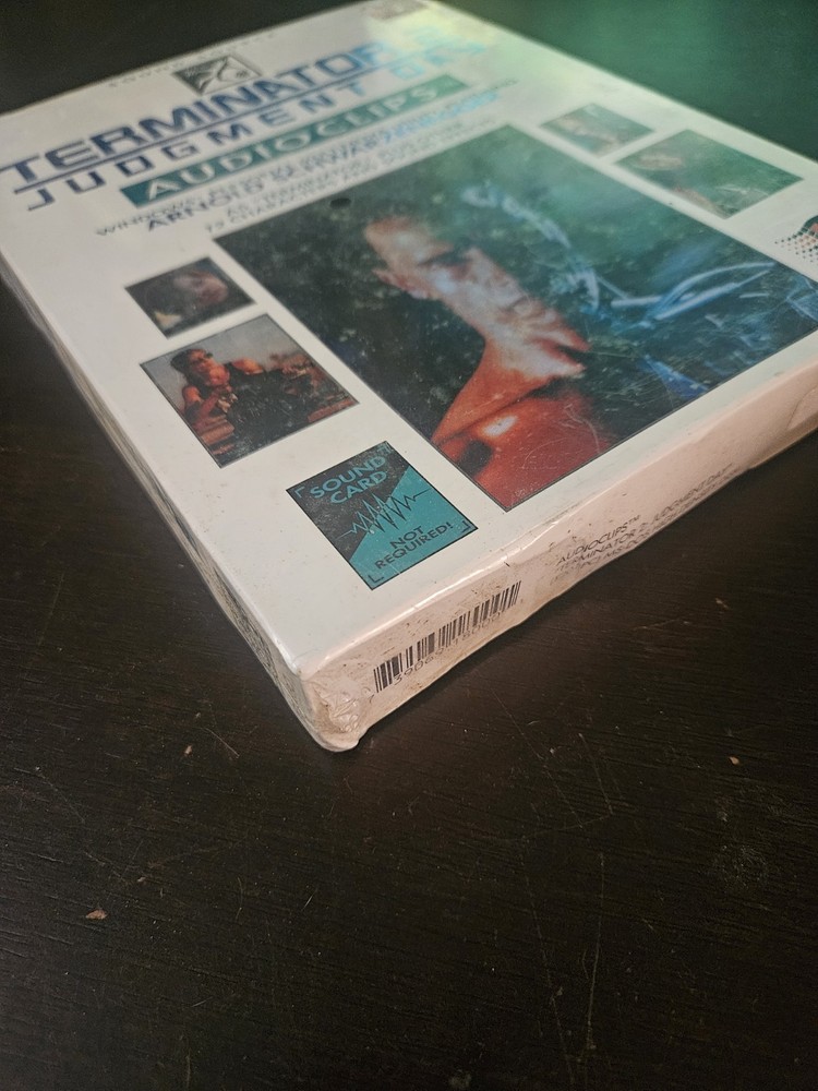 SEALED! UNOPENED TERMINATOR 2 Judgment Day Audioclips PC Multimedia Utility