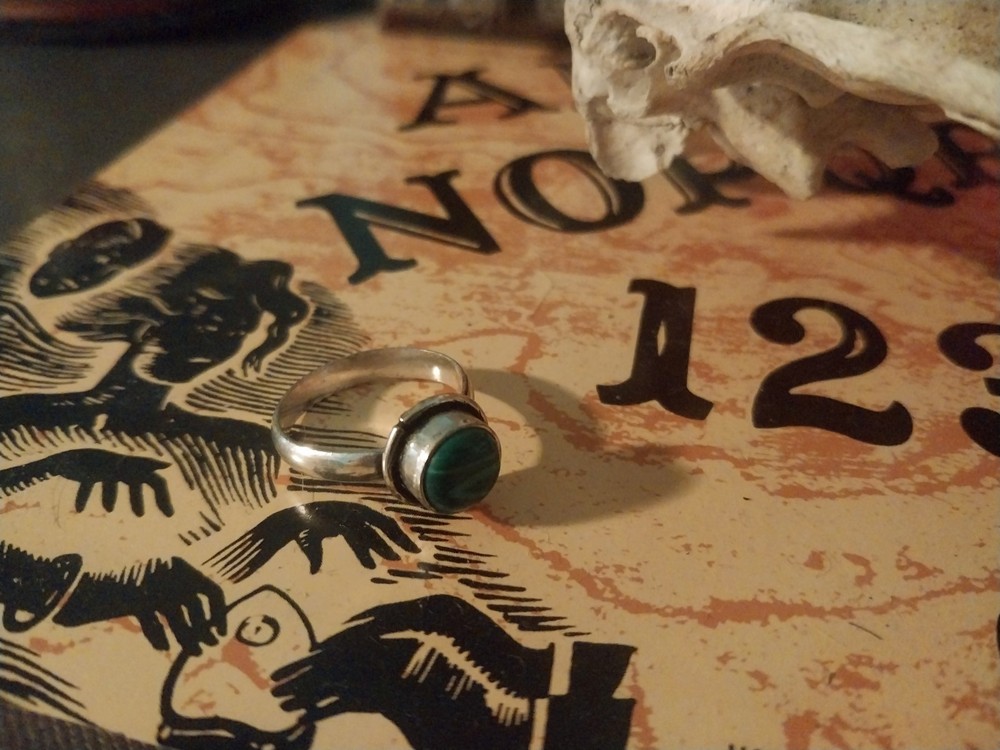 Financial Prosperity Spell Malachite Ring - Powerful Magic Ring