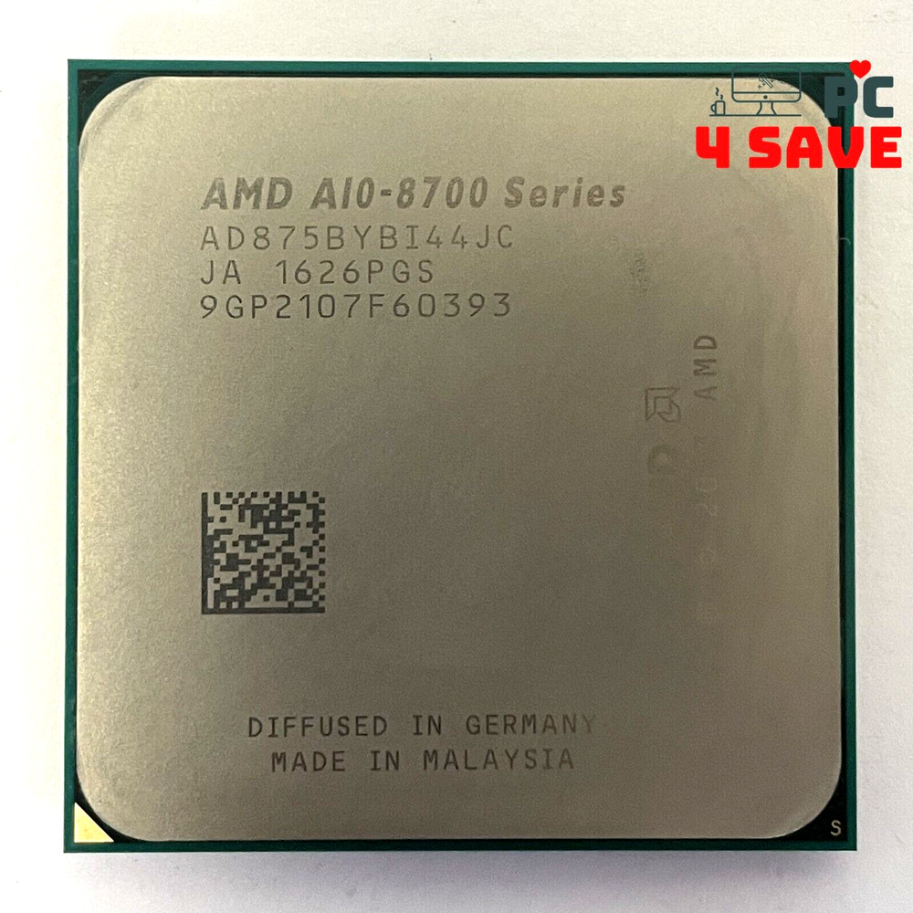 AMD A10-8750B CPU 3.60GHz 4-Core Socket FM2+ Desktop Processor AD875BYBI44JC