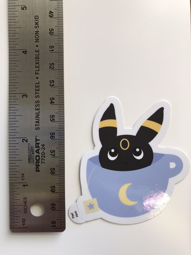 Pokemon Umbreon In A Cup Eeveelution Sticker