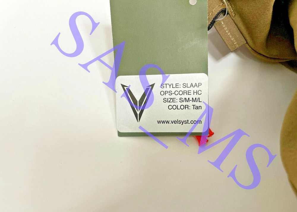 OPS CORE HELMET VELOCITY SYSTEMS SLAAP ACCESSORY TAN - S/M - M/L NEW