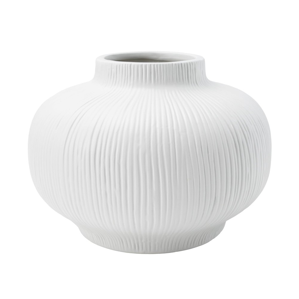 Soft Curve Black Ceramic Decorative Vase 6