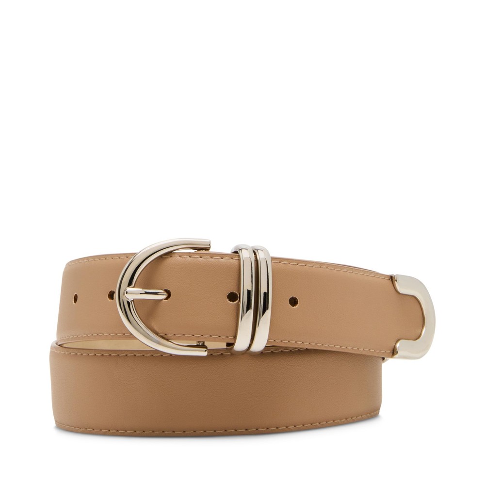 Feathered Edge Everyday Pant Belt, Latte, M