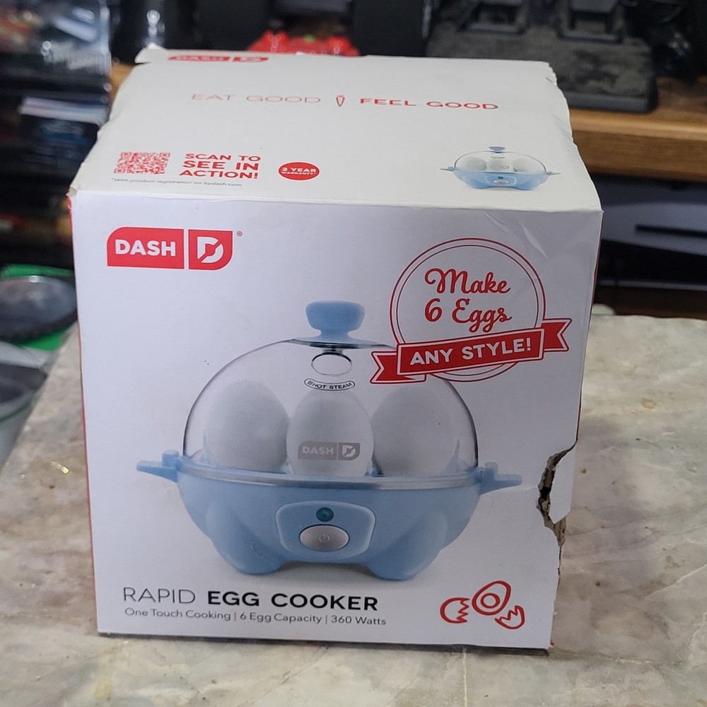 DASH Rapid Egg Cooker 6 Egg Capacity Electric Egg Cooker