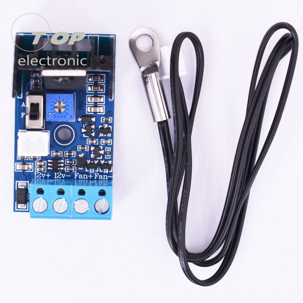 DC 1A 12V Automatic Fan Temperature Control Speed Controller Governor new