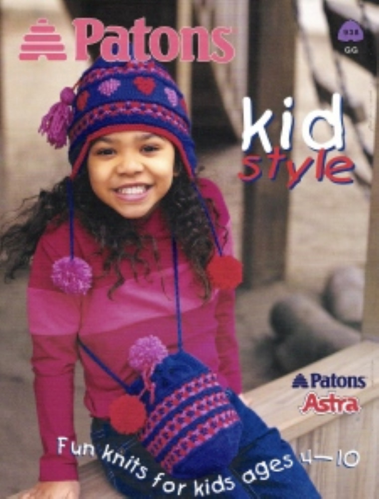 Kid Style Patons Pattern Book 500938