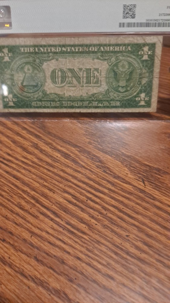 1935 $1 Experimental Silver Certificate Pmg CHOICE FINE