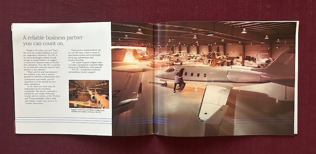 Learjet 55C 1988 Brochure