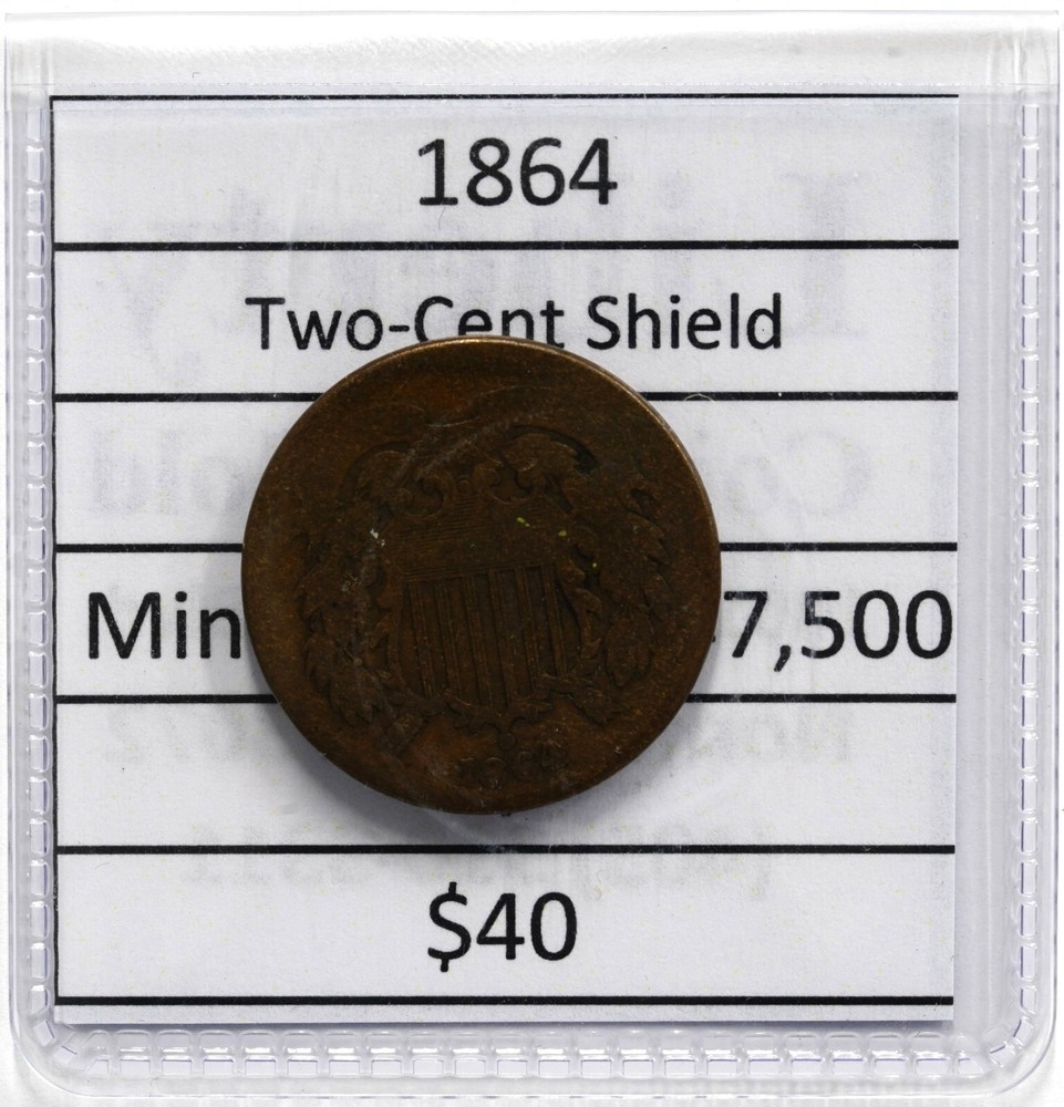 1864 2 Cent Piece