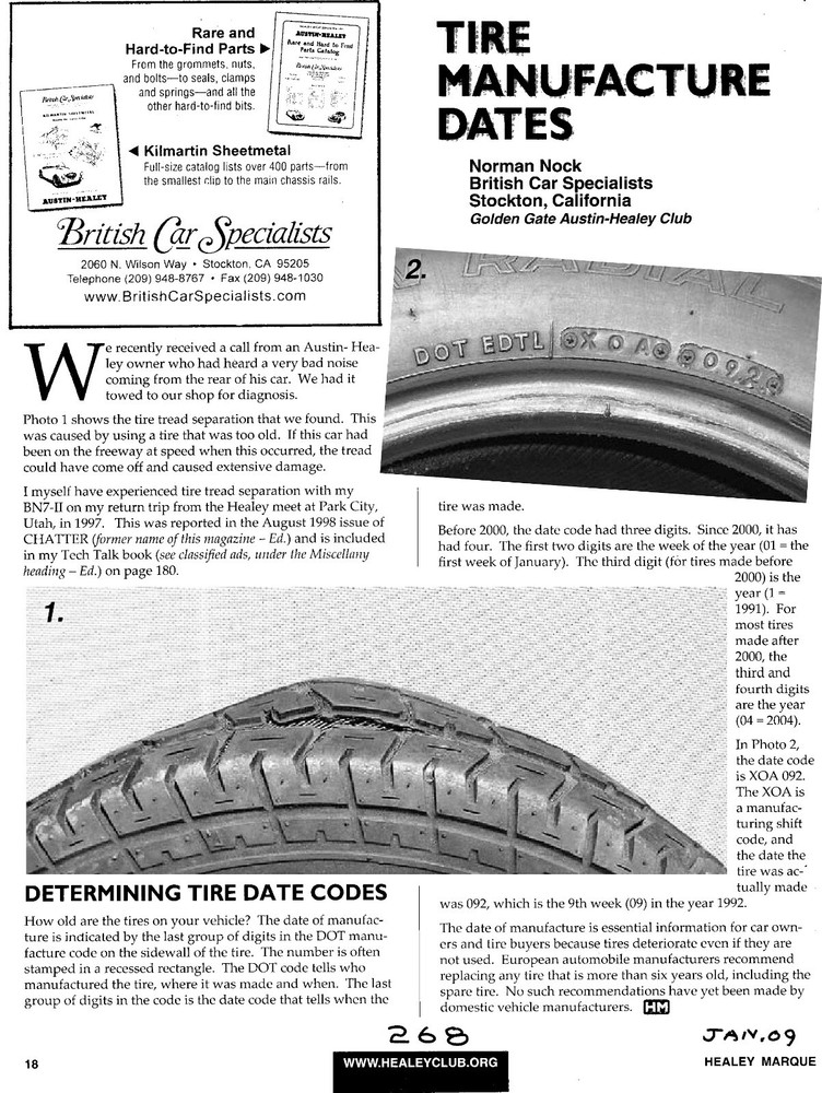 Austin Healey Tech Talk Book by Norman Nock