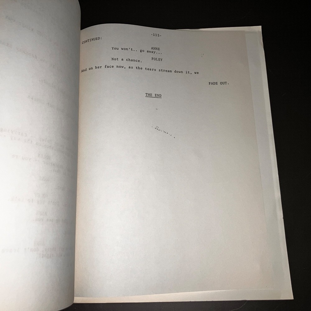 SHARP PRACTICE (1987) Rare Unmade Lawrence D. Cohen Script For John Farris Novel