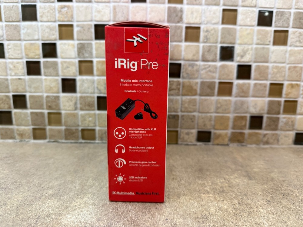 IK Multimedia iRig Pre Microphone Interface (For iPhone, iPod Touch, iPad)