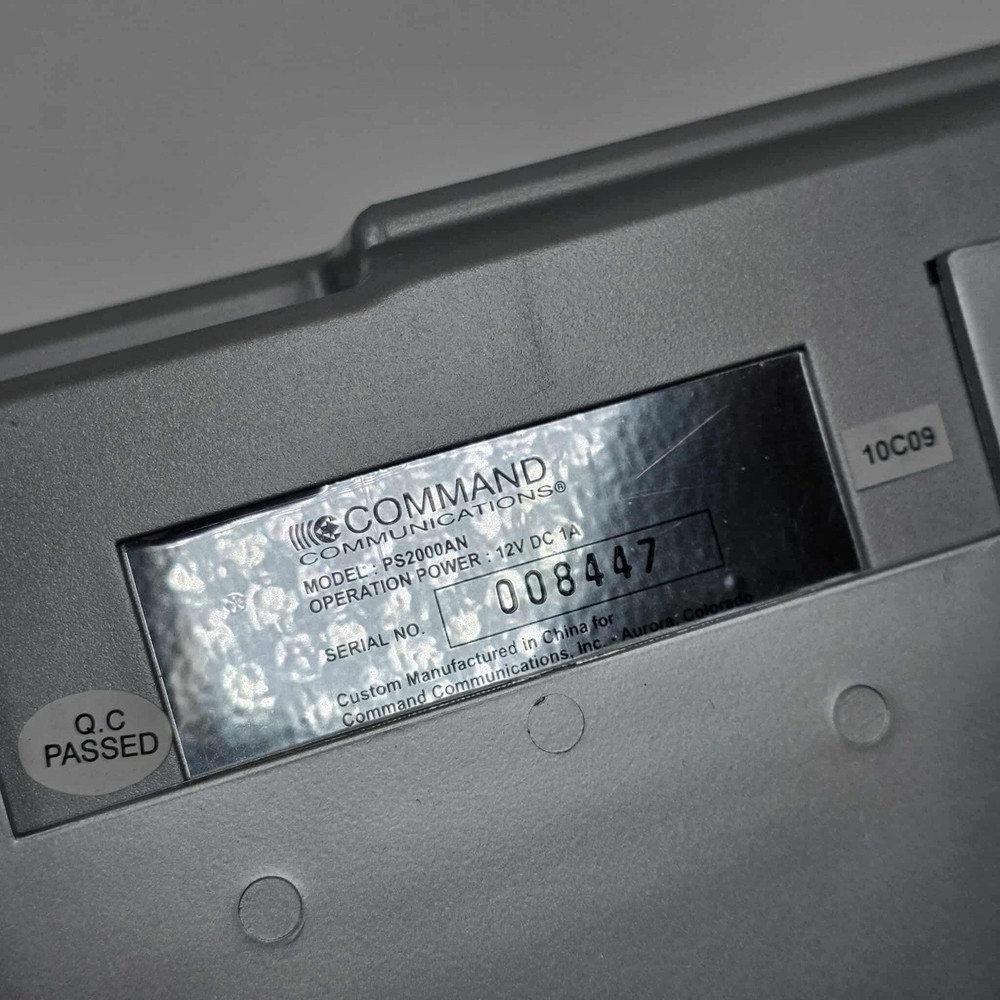 Command communications Paging System PS2000AN With One Pager