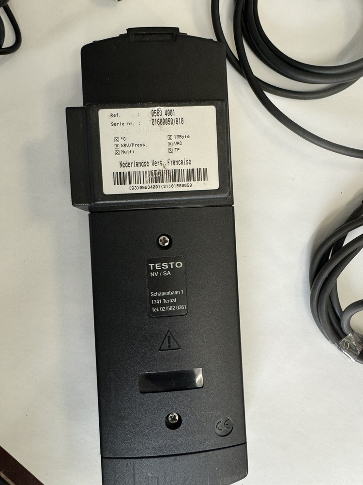 TESTO Set 400 climate meter differential pressure flow humidity