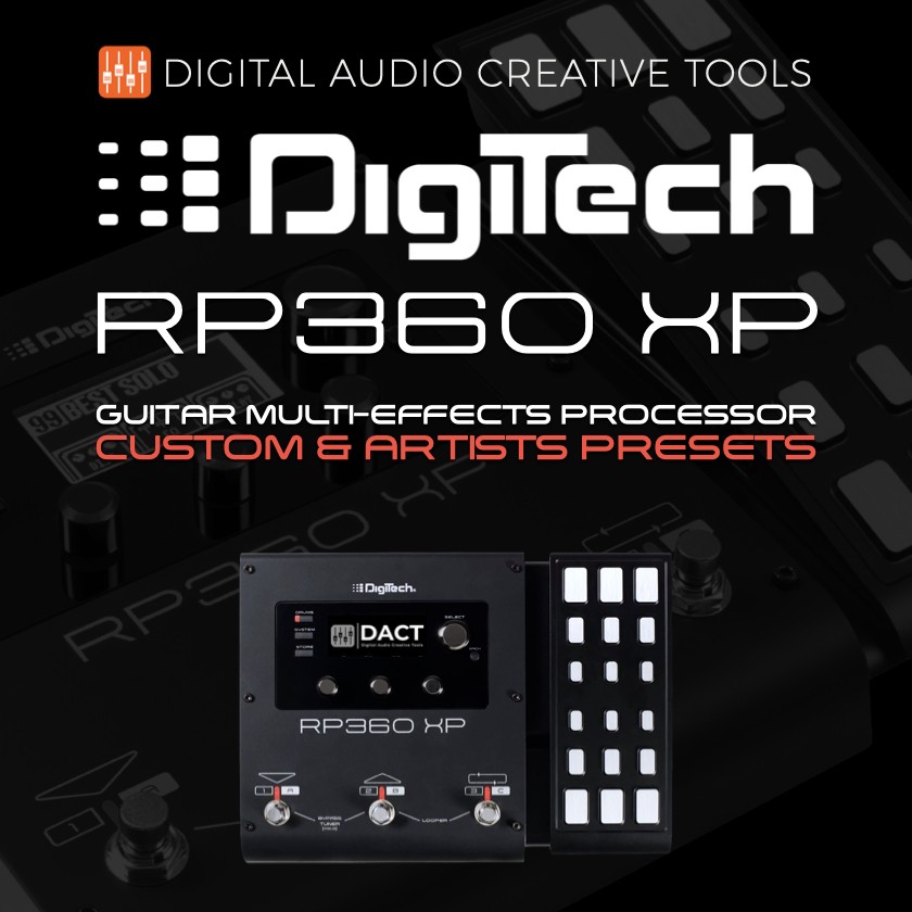 Digitech RP360XP Amplifier Modeling & FX Presets Library