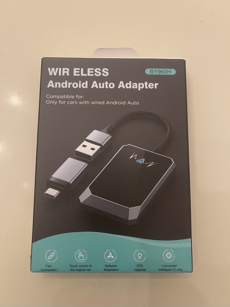 Android Auto Wireless Adapter for Factory Wired Android Auto -Instant Connection