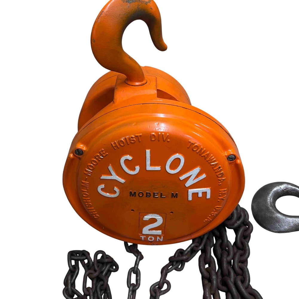 CM Cyclone Model M 2-Ton Manual Chain Hoist