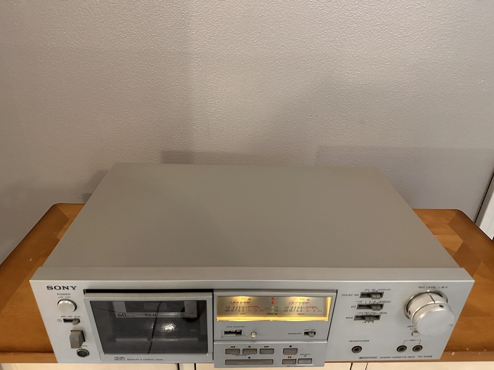 Sony TC-K55II Cassettendeck Tape Deck Powers On READ
