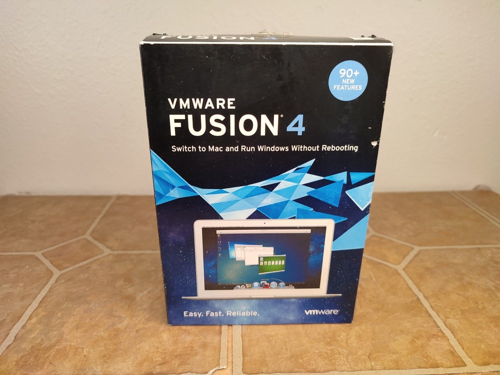 VMware Fusion 4 NIOB (?) Complete Box Set w/ Code Old Version Lion