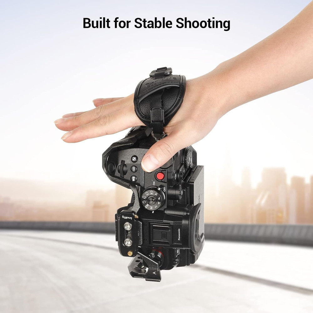 Camera Cage Wrist Strap, Hand Strap with Quick Adjustable and Detachable Design