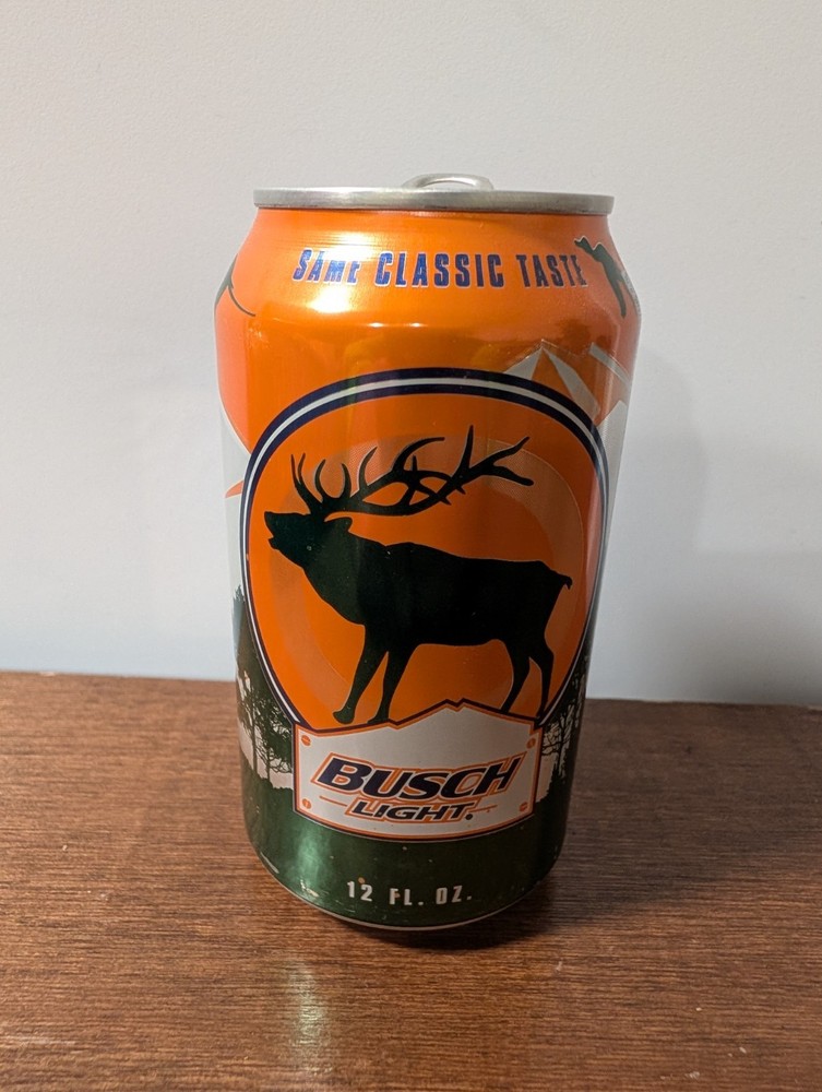 2016 Busch Light Elk Hunting Can. Empty Top Open