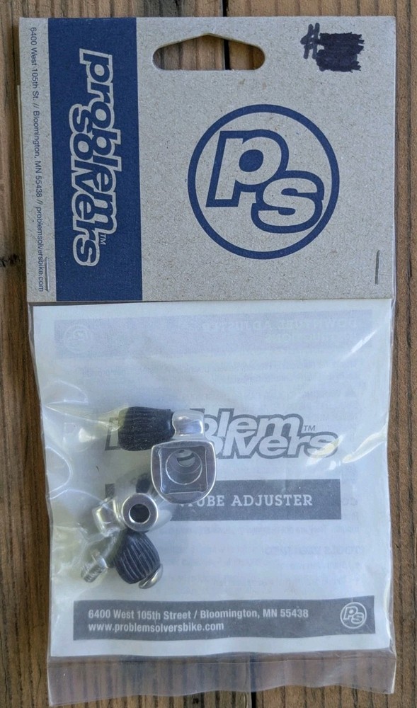 Problem Solvers Downtube Shift Cable Barrel Adjusters Silver