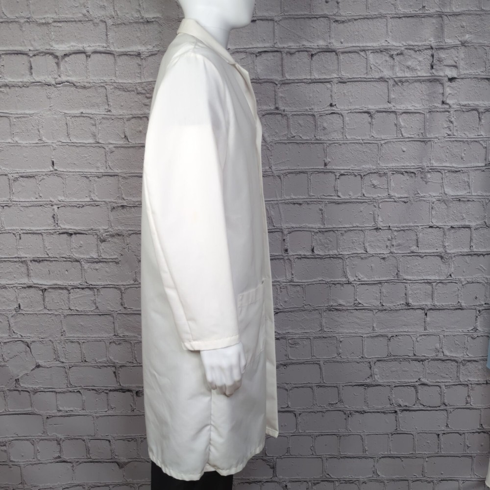 Red Kap "Microsoft Hands-On Lab" White Lab Coat, Men's 42