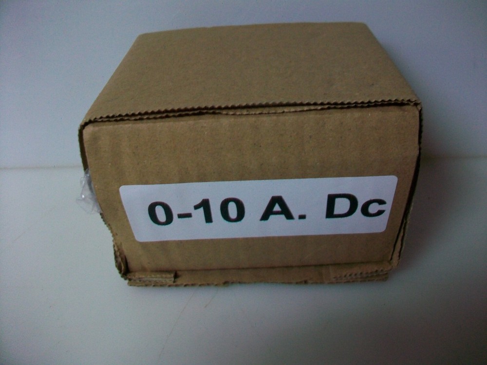 0 - 10 A. Dc. Panel METER NEW 4" X 3 1/2"