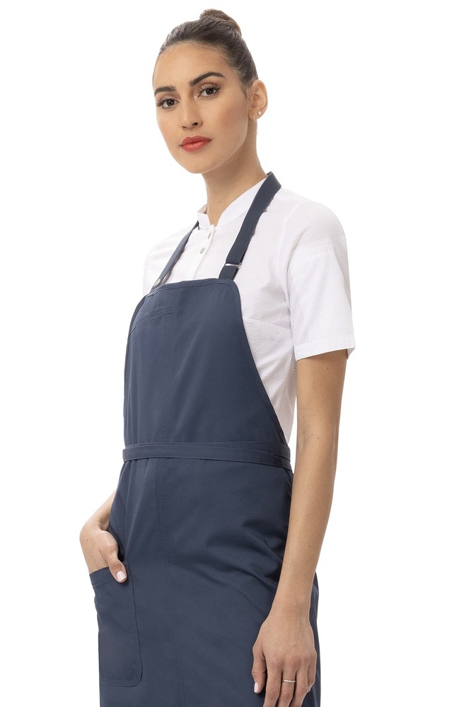 Unisex Brio Kitchen Apron Blue One Size