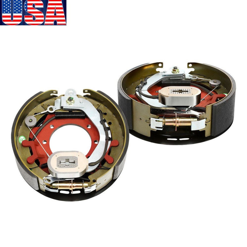 Four 12-1/4x3-3/8" 10K GD Electric Backing Plate 10000# Trailer Brake Fit US*