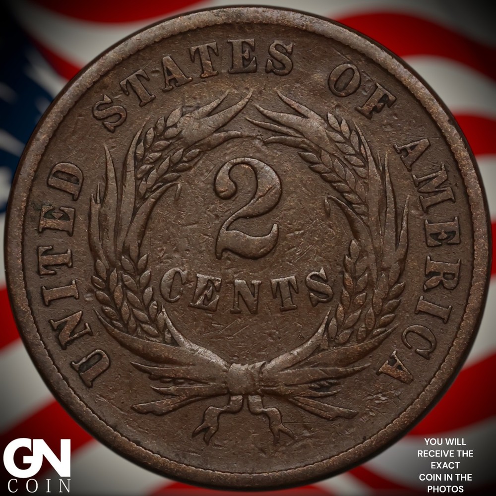 1866 2 Cent Piece A2025