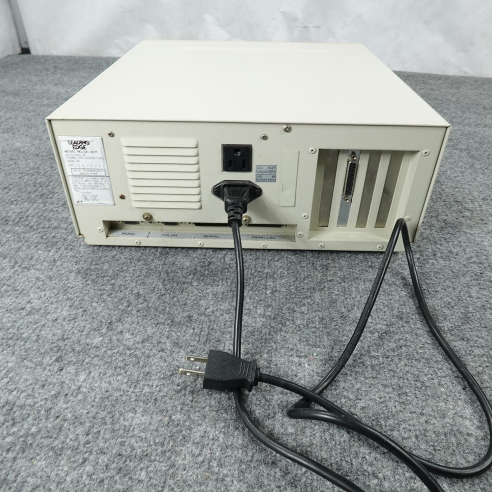 Leading Edge Desktop Computer DC-2011 Vintage Powers On Boots Up 1985 🔥🔥