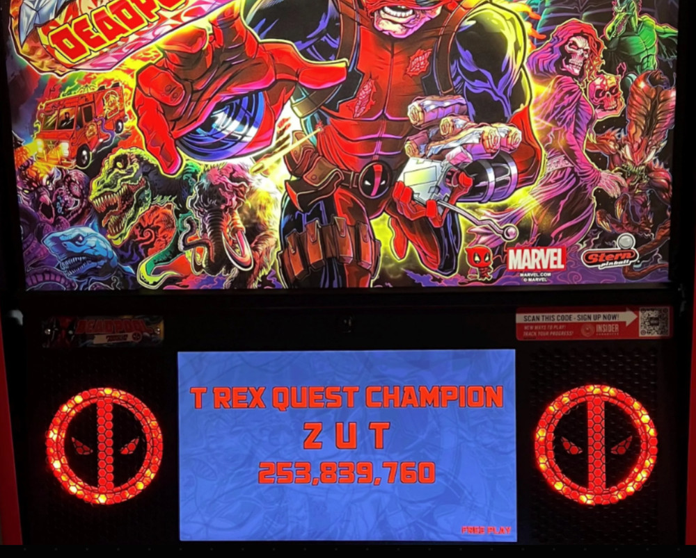Stern Pinball Deadpool Interactive Speaker Light - Custom LED Diffuser Panels