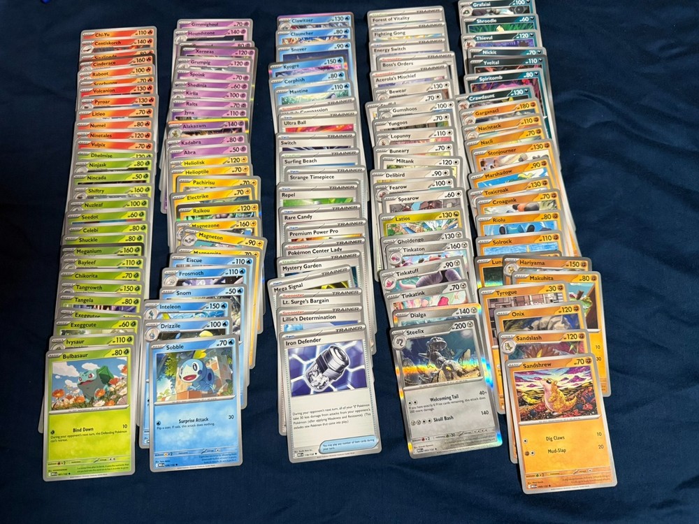 Mega Evolution Complete Set 122 Cards Pokémon Near Mint NM