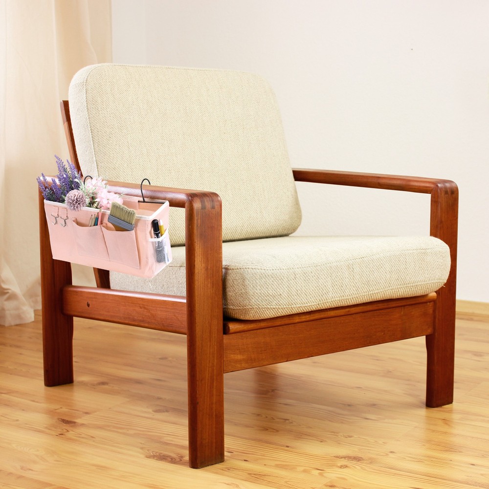 Bedside Caddy Bed Caddy Bunk Bed Caddy Bedside Organizer with Hooks Blue
