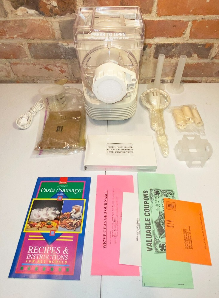 Ronco Popeil Automatic Pasta Maker Food New Open Box See Pics