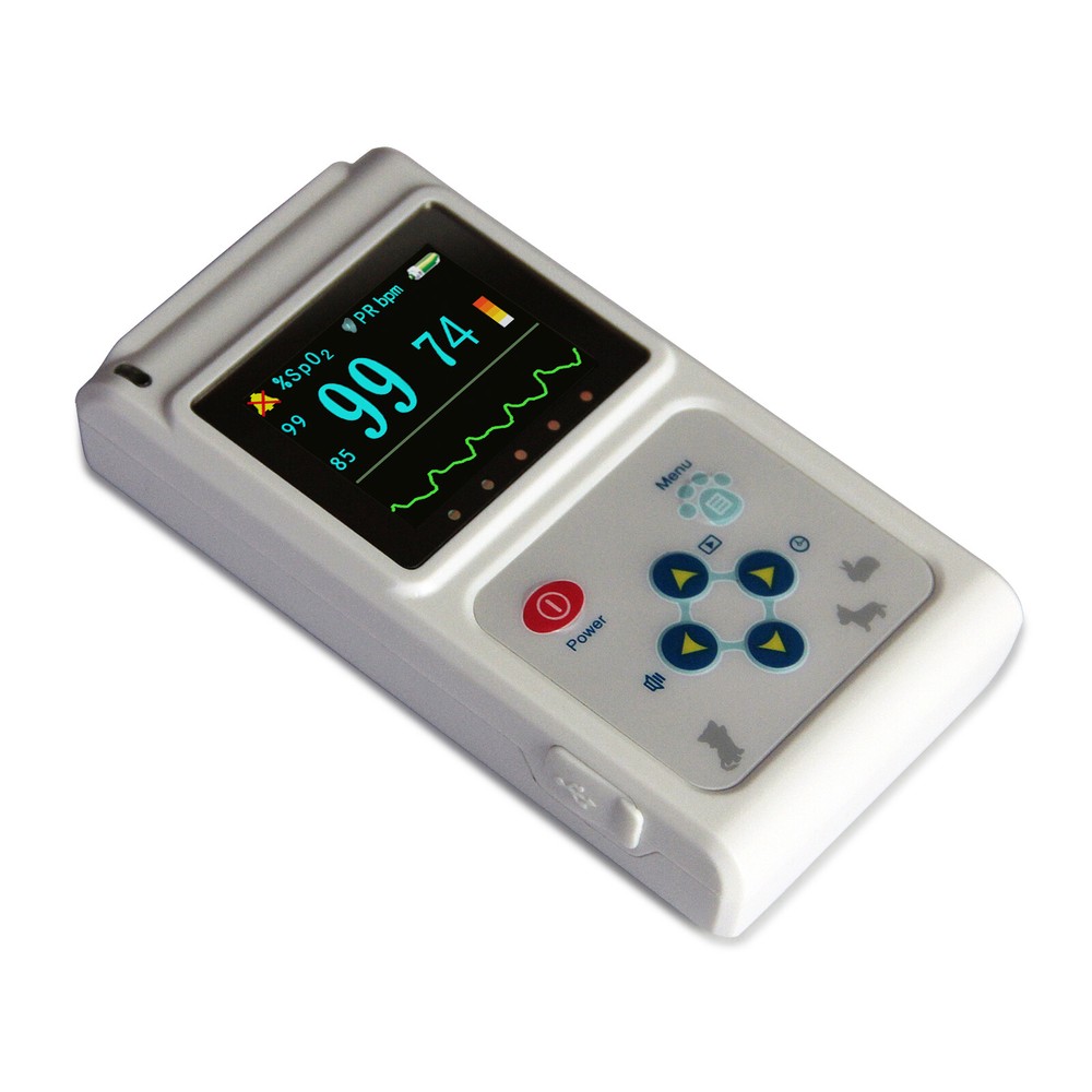 CONTEC Veterinary Handheld Pulse tester pulse oxygen saturation SPO2 CMS60D-Vet