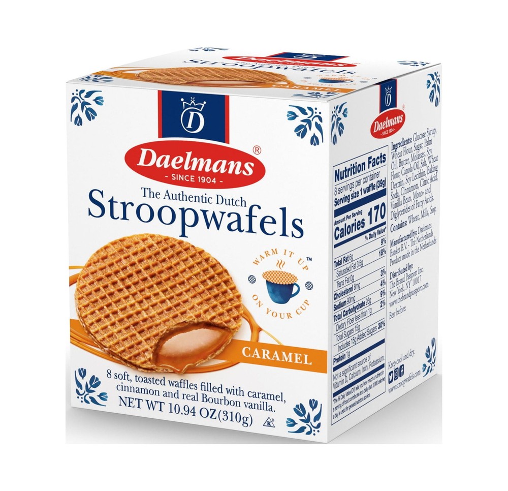 (3 pack) Caramel Stroopwafels, 10.94 oz, 8 Count
