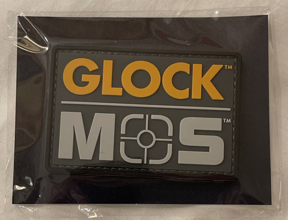 New Glock MOS PVC Patch, Hook/Loop