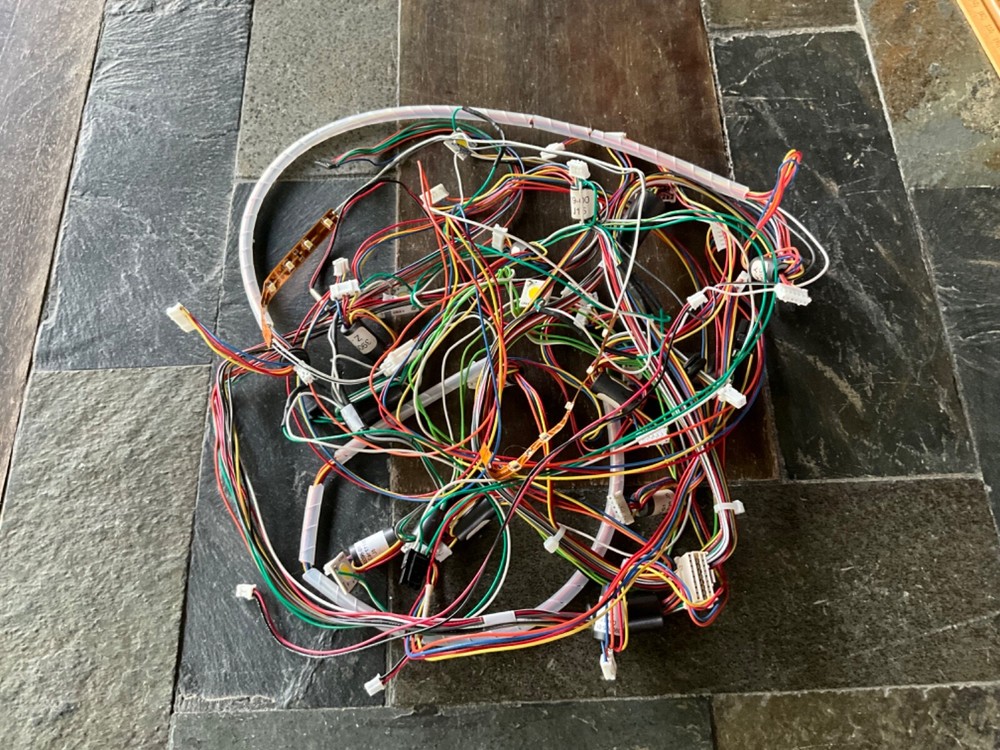 Systems Cube 3D Printer Multiple Screws and wire connectors