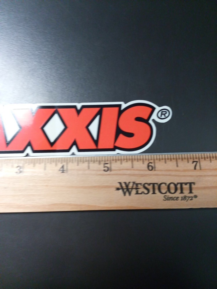 6.5" Maxxis Decal/Sticker Orange/Black/White