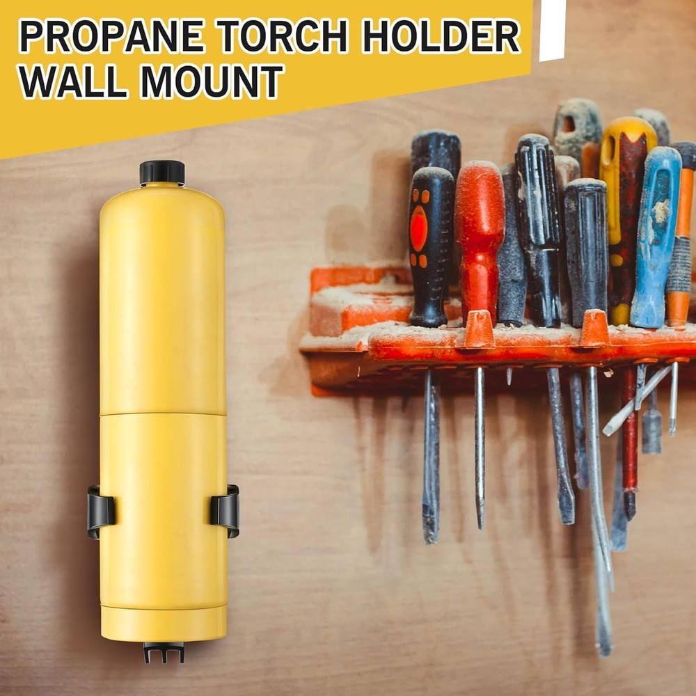 Feekoon 2 Pack Propane Torch Holder Wall Mount Durable for...