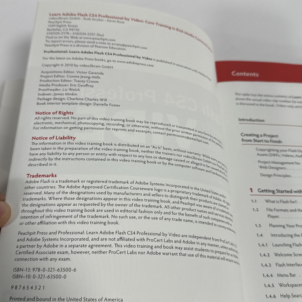 Adobe Flash CS4 Professional Learn by Video Training DVD-Rom Mac Windows Linux