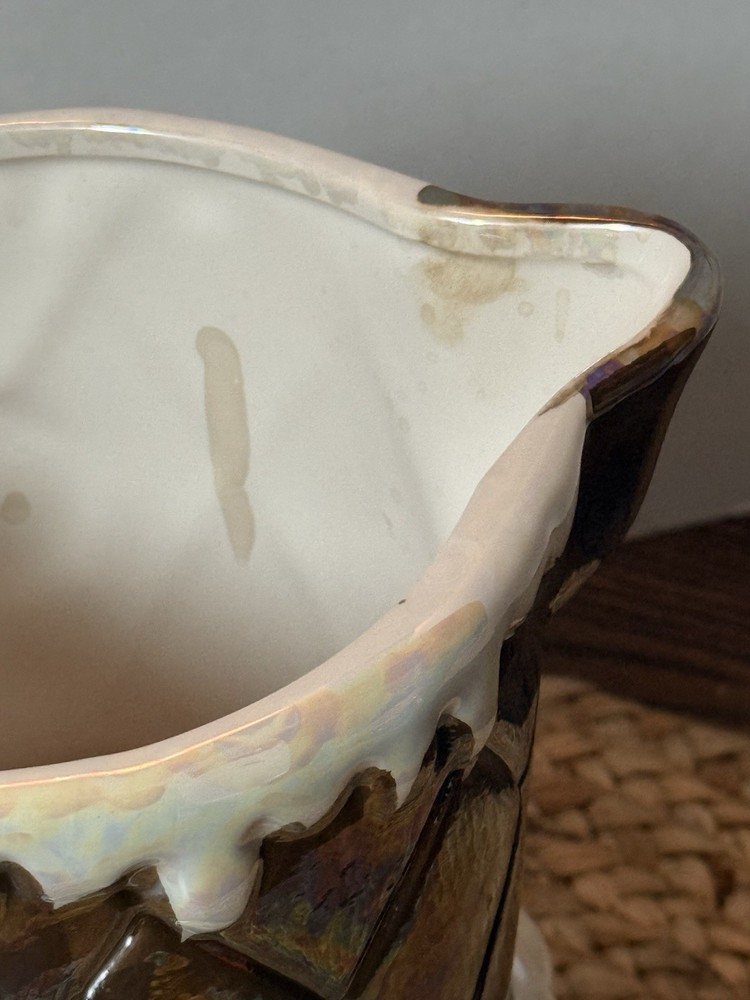 Iridescent Nutcracker Pitcher Pink Pastel