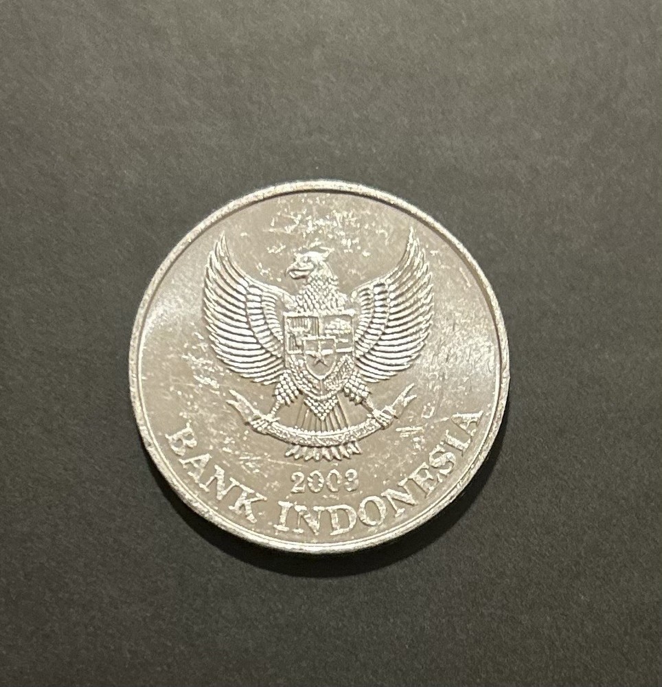 200 rupiah, circulated, 2003, Indonesia