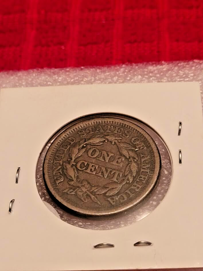 Large Cent 1848 Fine You JUDGE